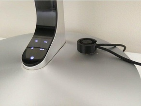cavo del mouse titolare computer di alimentazione a portata mano nifty il router filo 3d print model - Mito3D