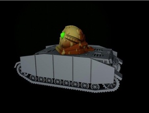 konflikt 47 fan art juguetes y accesorios de juego k47 lasser la torreta panzer iv 3d print model - Mito3D