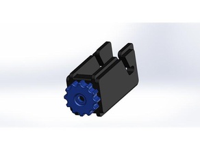 davinci 3d printer x belt tensioner accessories axis bolt knob xyz 3d print model - Mito3D