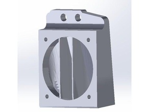 ulitmaker 2+ gauche conduit du ventilateur de remplacement L'imprimante 3d pièces fan conduits ventilation ultimaker um2 étendu mise à niveau 3d print model - Mito3D
