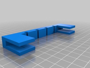 il mio personalizzato semplice cavo usb catcher scrivania in ordine organizzazione su misura 3d print model - Mito3D