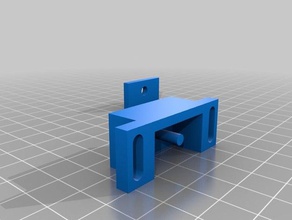 magnet bracket door hatch replacement parts doormagnet flap holder household trap 3d print model - Mito3D