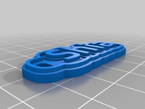 shia keychains customized 3d print model - Mito3D