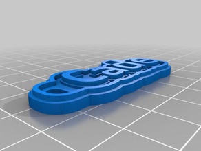 cade Schlüsselanhänger kundengebundene 3d print model - Mito3D