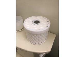 toilet paper holder bathroom 3d print model - Mito3D
