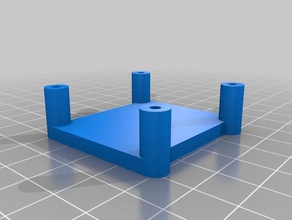 mon paramétrique personnalisé pcb support de montage stand off l'électronique 3d print model - Mito3D