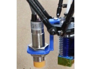 18mm sensor mount kossel aluminum effector robotdigg 3d printer parts auto bed leveling delta 3d print model - Mito3D