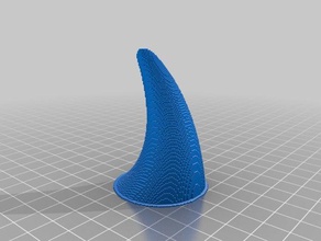 pixel horn without base accessories 3d slash 3d print model - Mito3D
