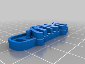 ana i portachiavi su misura 3d print model - Mito3D