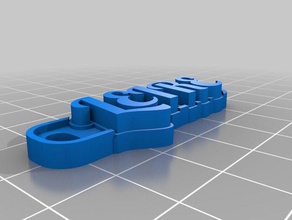 leire i portachiavi su misura 3d print model - Mito3D
