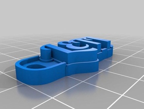 leti i portachiavi su misura 3d print model - Mito3D