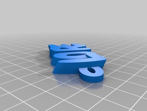 lore Schlüsselanhänger kundengebundene 3d print model - Mito3D