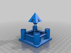 joshself castle art 3d print model - Mito3D