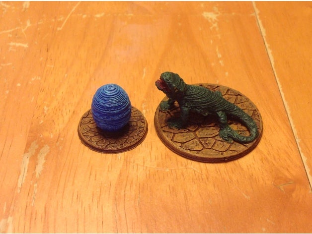 la caza lagarto drake - mesa mini 40 mm 25 de base juegos y juguetes dragón los dragones las mazmorras frostgrave hoard kroxigor en miniatura saurus serpiente eslizón tiamat wargame warhammer asistente 3D print model - Mito3D