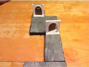 dungeondoor - mesa de rpg terreno em miniatura brinquedos & games aventura dragões masmorras e frostgrave o warhhamer assistente 3d print model - Mito3D