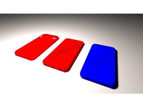 iphone 6 caso personalizáveis telefone celular flashforge do o sketchup 3d print model - Mito3D