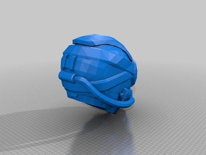 iron lord weibliche helm-test-stl-generator 3d-Druck-tests Schicksal 3d print model - Mito3D