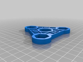 meine angepasste spinner Ihren Namen m12 Muttern mechanische Spielzeuge kundengebundene 3d print model - Mito3D