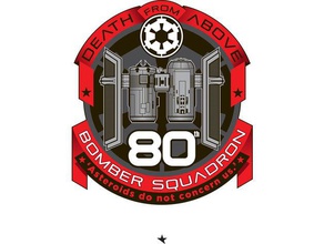 star wars bomber squadron Haushalt 3d-logo darth vader in starwars logo armada 3d print model - Mito3D