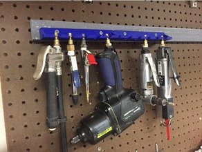 fünf Stück air tool rack Werkzeug-Halterungen & - Boxen air-tool Luft-Werkzeug-Halter 3d print model - Mito3D