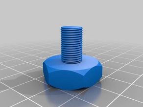 il mio personalizzato dado di lavoro bullone rondella filettata fabbrica parti su misura 3d print model - Mito3D