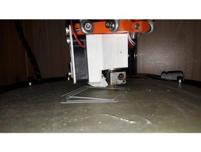 flsun kossel delta mini lightweight fan duct v2 3d printer parts 3d print model - Mito3D