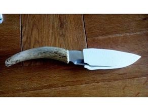 basic custom Messerscheide Messer enthalten sport & im freien 3d print model - Mito3D