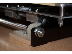 soporte de ángulo frontal panel posterior apoyo anet a8 Impresora 3d las piezas 3d print model - Mito3D