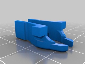 pièce de verrouillage goupilles prolongées jouets mécaniques 3d print model - Mito3D