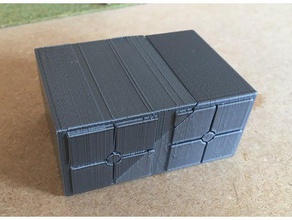 x-wing daño de la cubierta caja estilo 2 juguetes y accesorios juego 3d print model - Mito3D