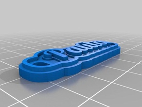 paula llaveros personalizado 3d print model - Mito3D