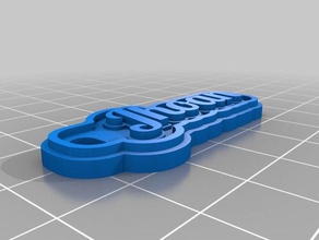 jhoan keychains customized 3d print model - Mito3D