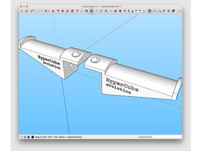 hipercubo evolución soporte de bobina Impresora 3d las piezas 3d print model - Mito3D