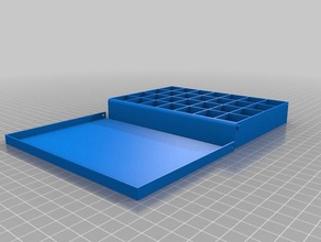 mi personalizados caja de pastillas organizador los contenedores personalizado 3d print model - Mito3D
