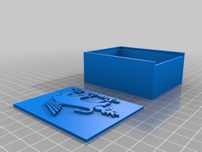 sliding lid box ox containers 3d print model - Mito3D