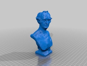 wendell phillips sculture 3d print model - Mito3D