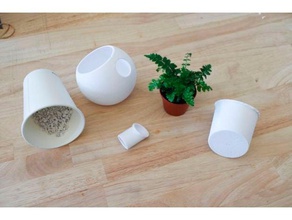 planta riego 3d accessori 3d print model - Mito3D