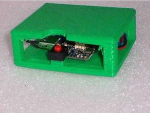 powerboost 500 charger-Gehäuse - Elektronik adafruit Batterie-Ladegerät openscad 3d print model - Mito3D