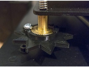 anycubic i3 mega bed thumb screw caps 3d printer parts thumbwheel 3d print model - Mito3D
