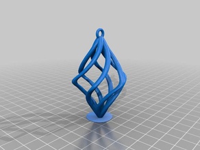 improved spiral earring earrings 3d print model - Mito3D