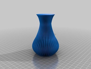vase decor krisp3d straight 3d print model - Mito3D