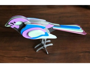 uccello, ala di supplementazione gli animali domestici 3d print model - Mito3D