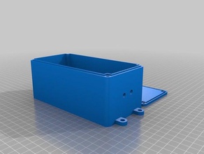meu personalizada tudo o caixa impermeável 80x160x60 eletrônica personalizado 3d print model - Mito3D