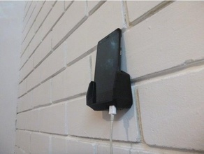 xiaomi redmi 2 supporto da parete telefono cellulare iphone stand per smartphone 3d print model - Mito3D