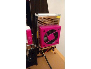 carcasa ventilador de 80 mm la fuente alimentaci n anet a8 La impresión en 3d 3d print model - Mito3D