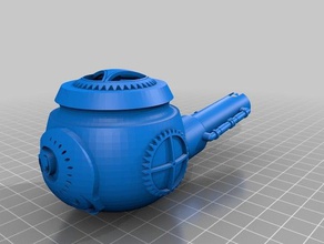 steampunk tubo de mono accesorios e-pipe el la tubería punk vapor steam 3d print model - Mito3D