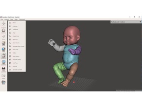a vida tamanho do bebê dormir pessoas 3d digitalizados bonecas 3d print model - Mito3D