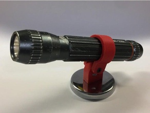 magnétique torche titulaire porte-outils & boîtes 3d print model - Mito3D