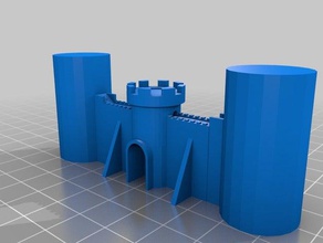 castle house art 3d print model - Mito3D