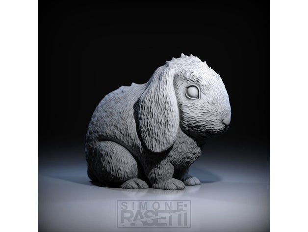 coelho a arte animais 3D print model - Mito3D